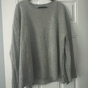 Jenni Kayne Gray Crew Neck Sweater